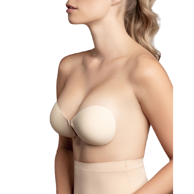 Black invisible bra cup A
