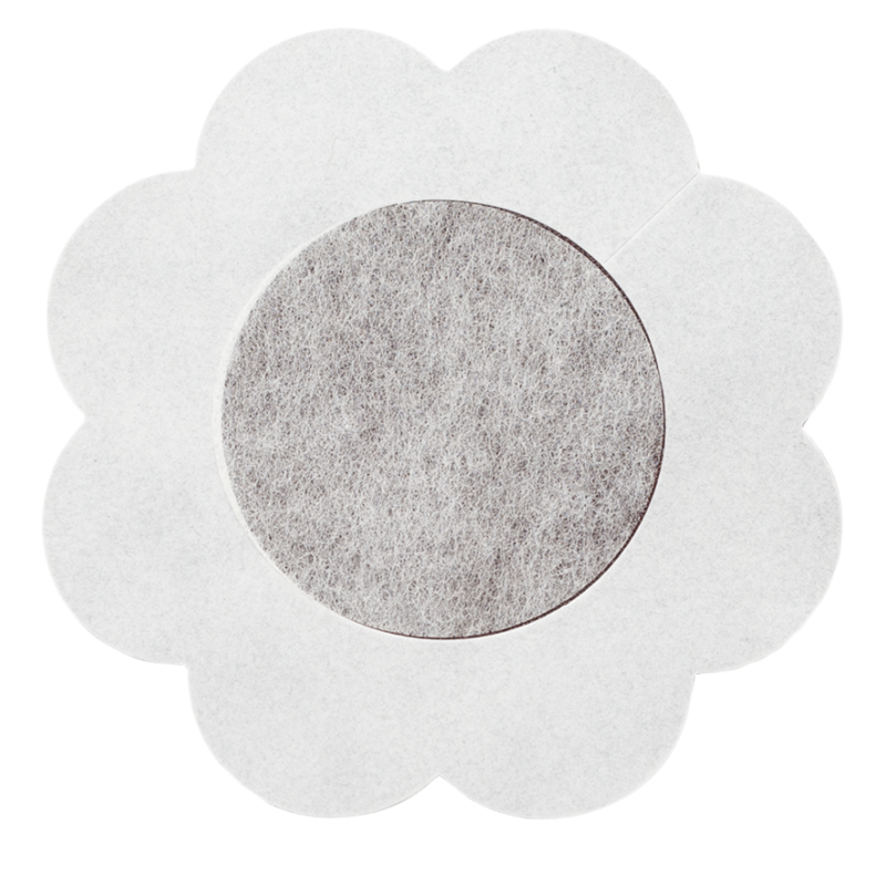 Pezoneras flor pack 3 uds talla xl