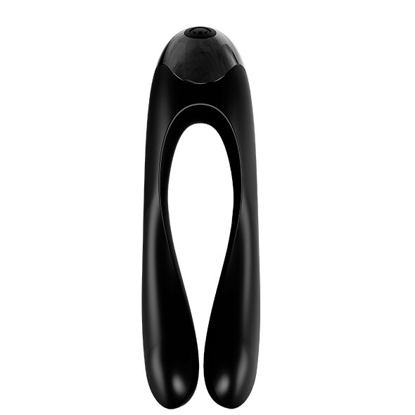 Orange Candy Cane Finger Vibrator