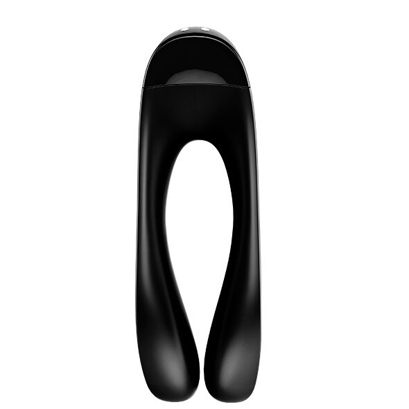 Orange Candy Cane Finger Vibrator