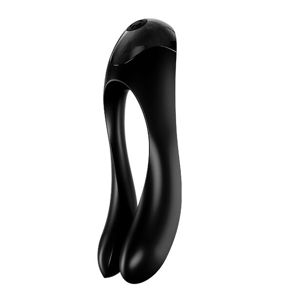 Orange Candy Cane Finger Vibrator