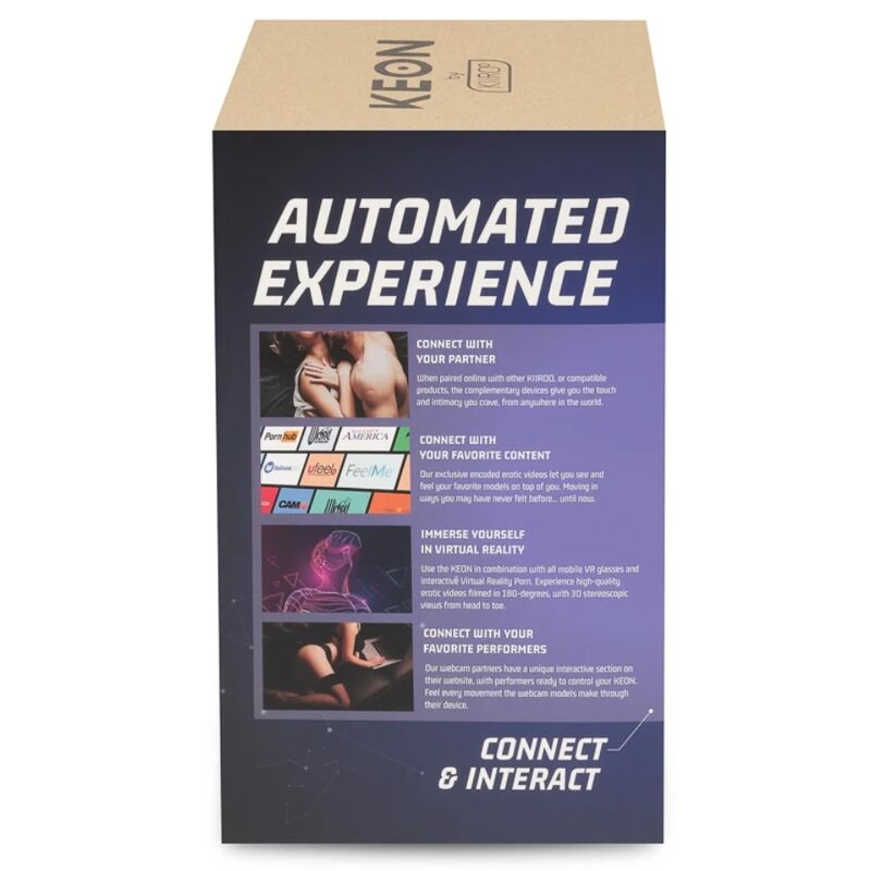 Masturbateur interactif keon feel stroker non inclus