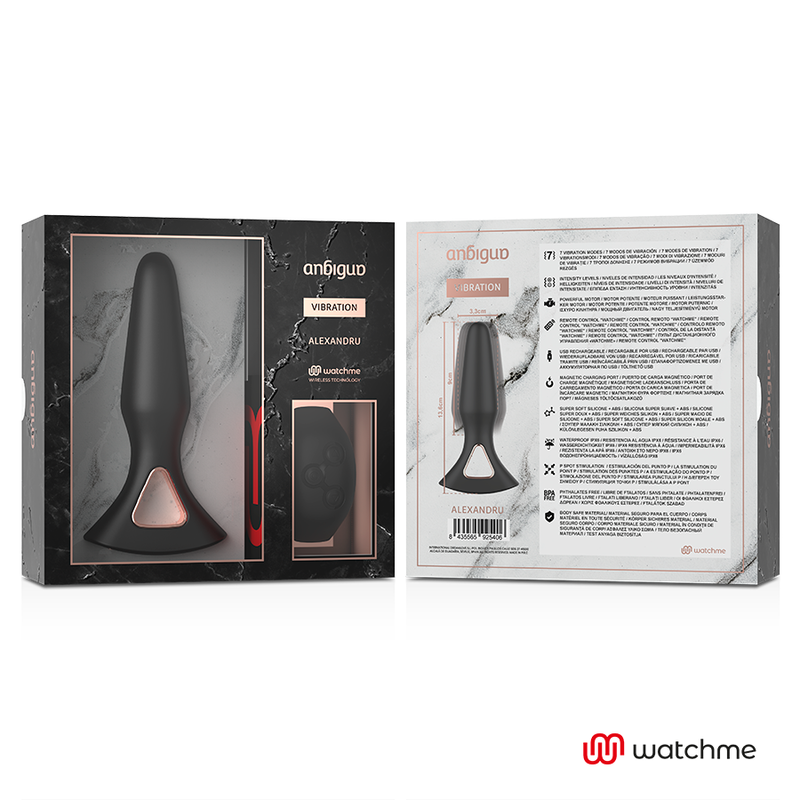 Watchme vibrator remote control anal plug alexandru