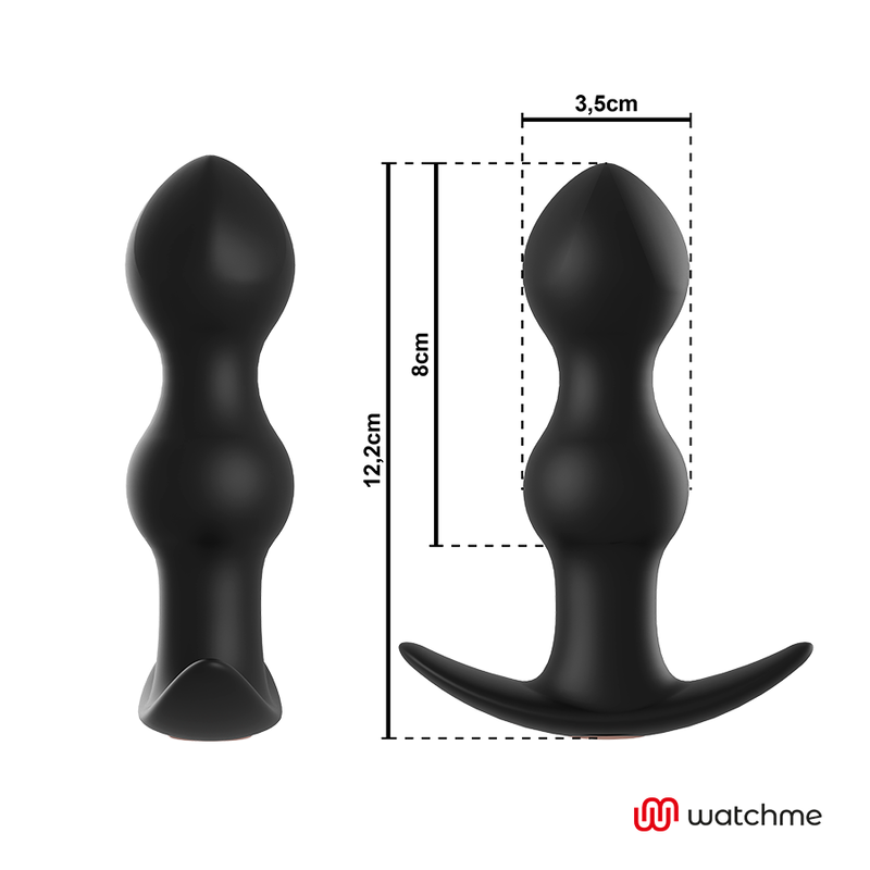 Watchme remote control anal vibrator plug tiberio