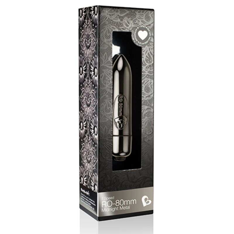 Vibrating bullet ro-80mm metal midnight