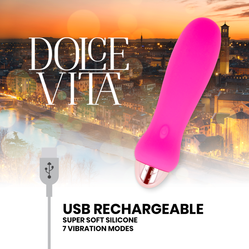 Rechargeable vibrator five pink 7 speeds