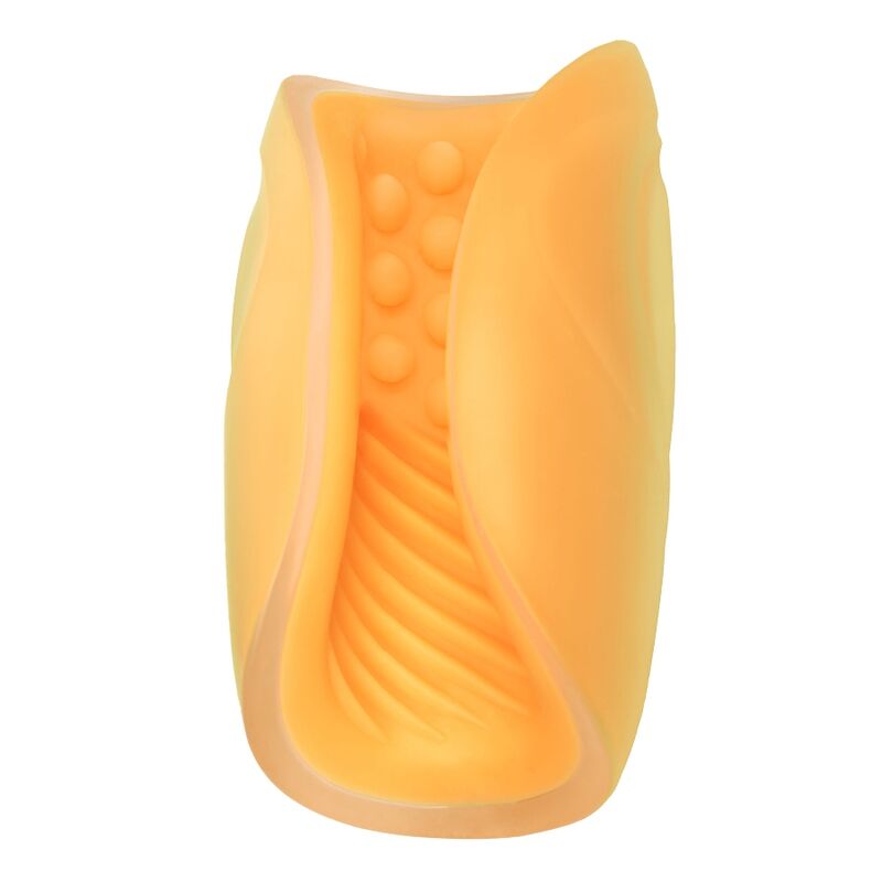 Orange pearl grip masturbator