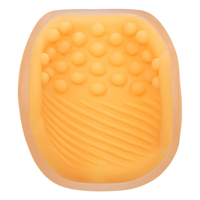 Orange pearl grip masturbator