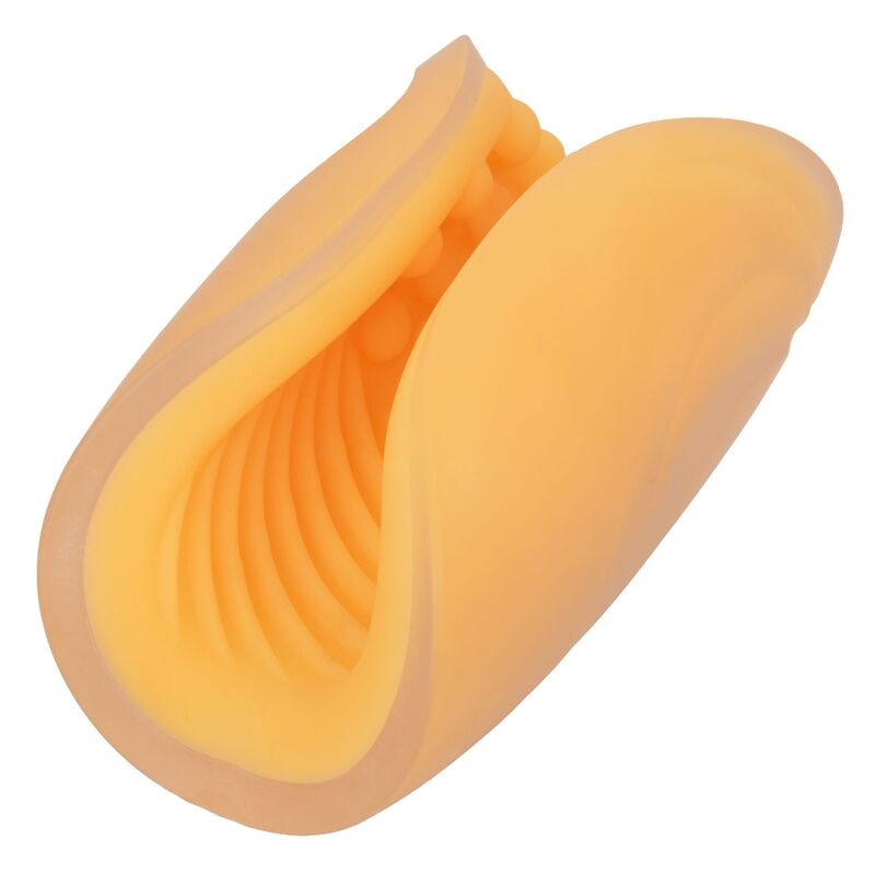 Orange pearl grip masturbator