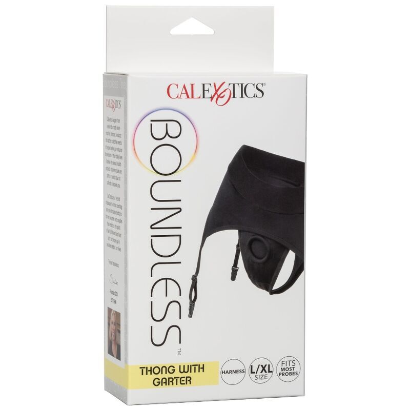 Boundless string with garter l/xl
