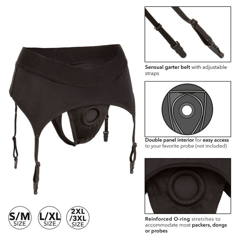 Boundless string with garter s/m