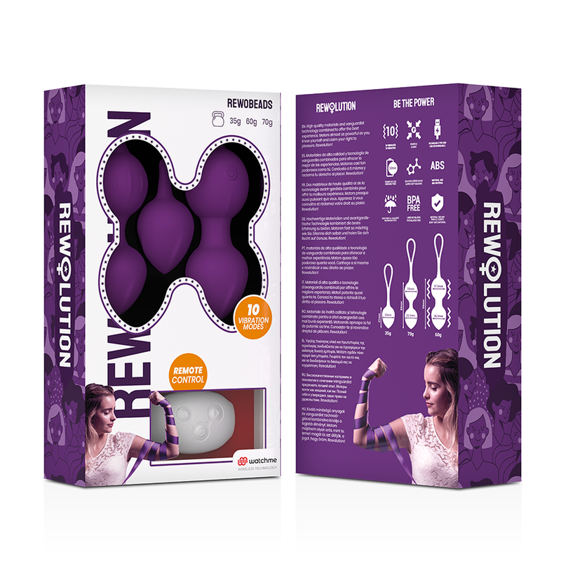 Rewobeads vibrating bullets remote control with watchme technology