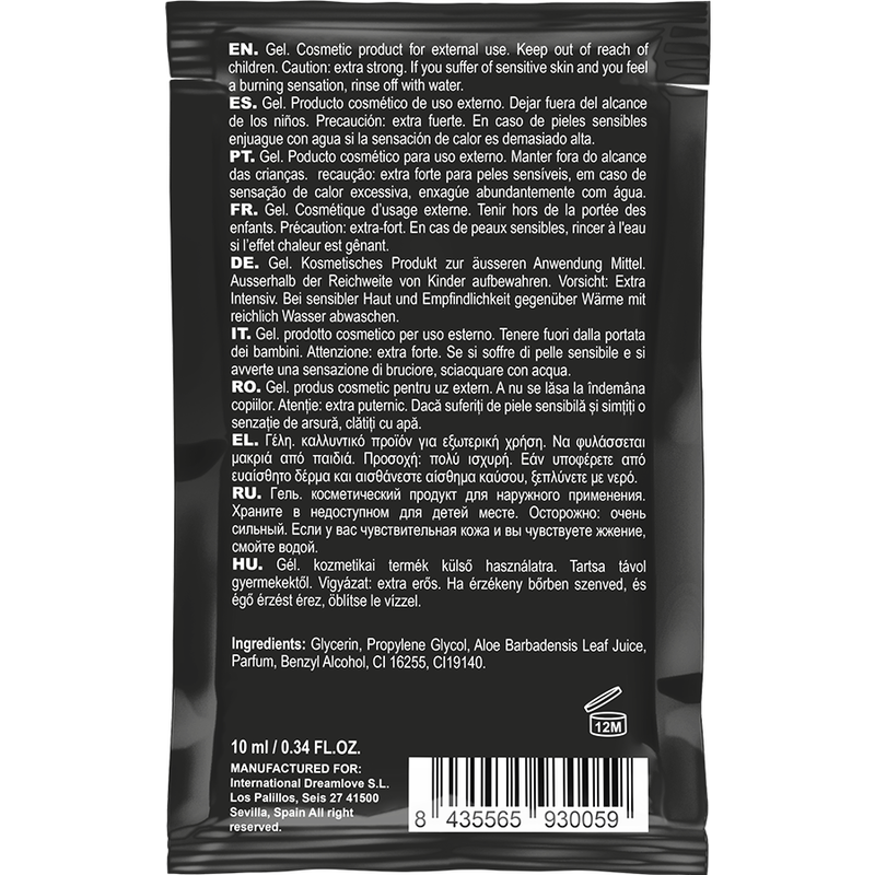 Gel retardant pocket chronos pour lui 10 ml