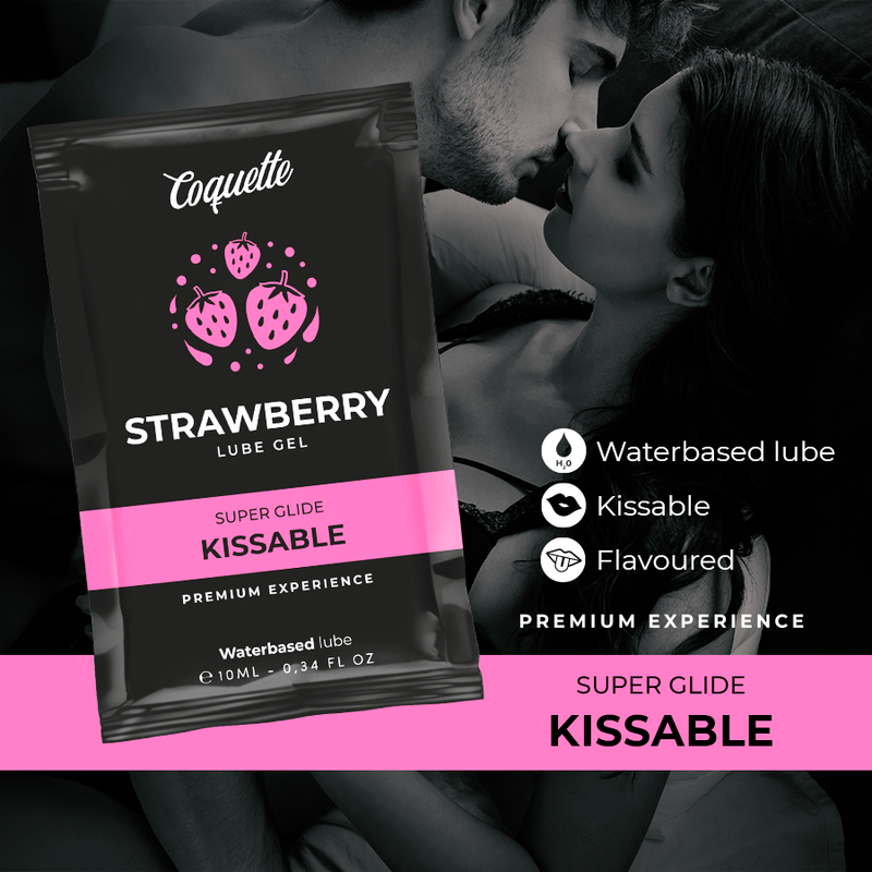 Kissable Strawberry Water Based Lubricant 10ml