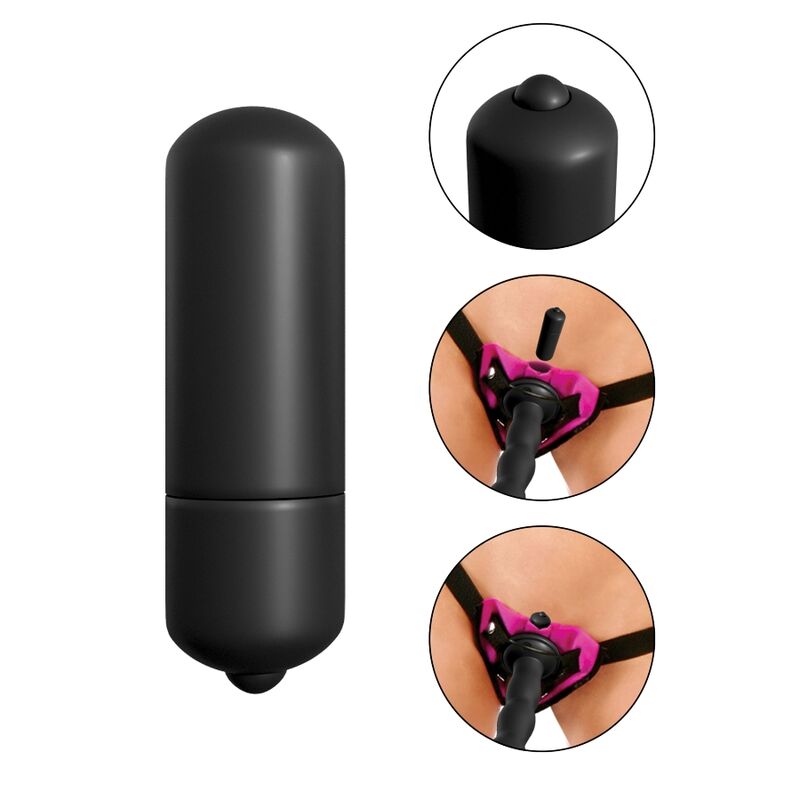 Purple Vibrating Strap Set.