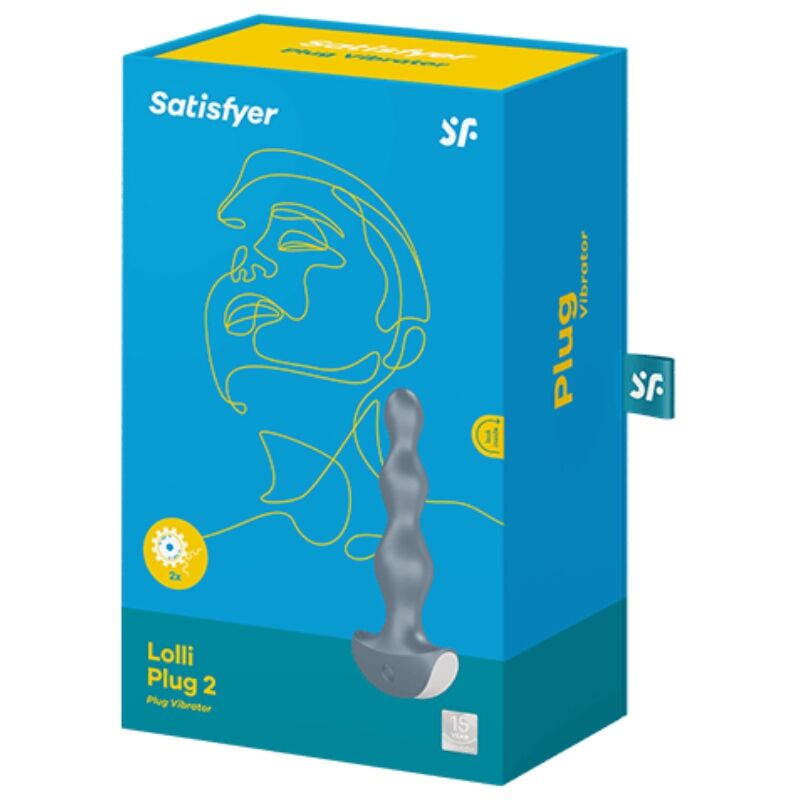 Lolli plug 2 plug vibrator gray