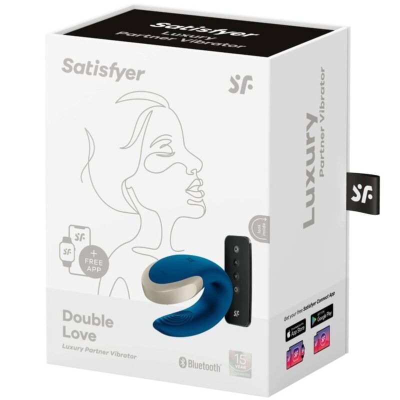 Double Love Luxury Partner Vibrator Blue