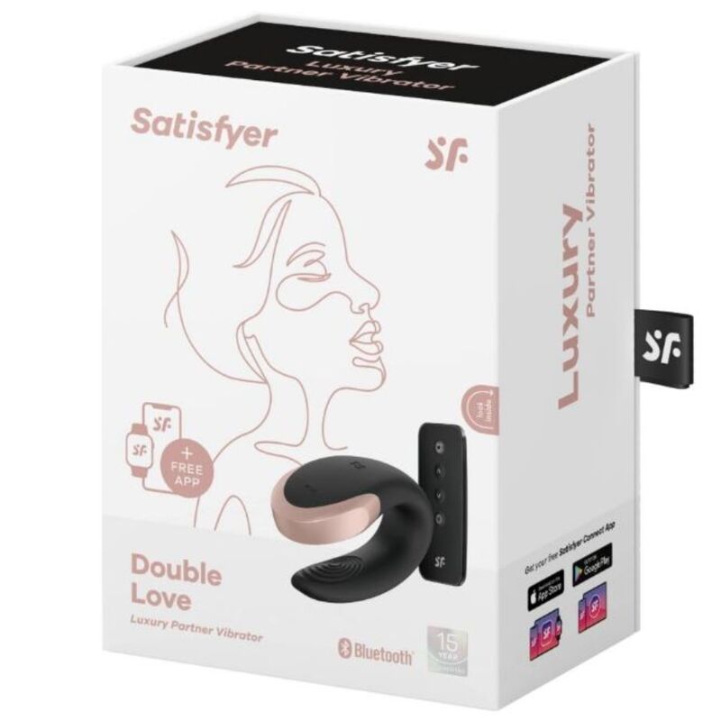 Love Luxury Partner Double Vibrator Black