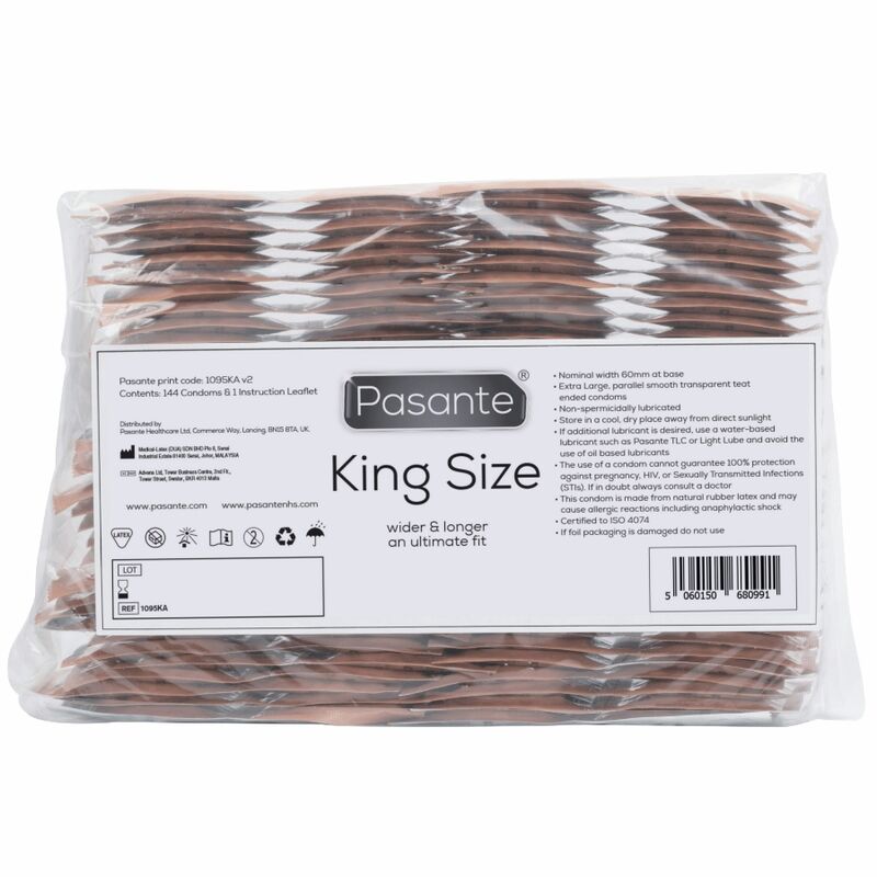 Préservatifs king size sac 144 unités