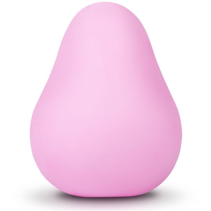 Textured reusable masturbator pink egg