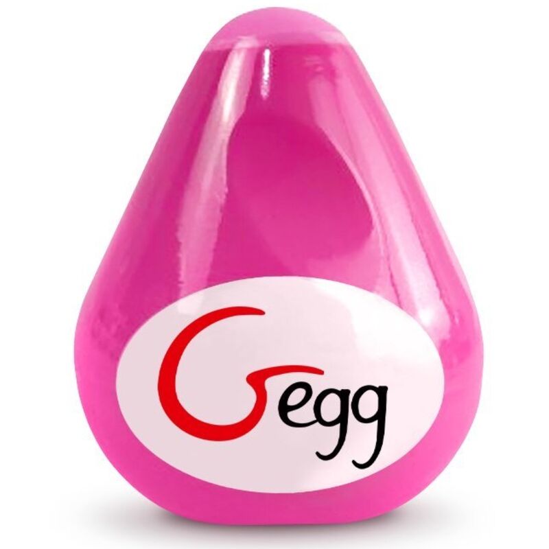 Textured reusable masturbator pink egg