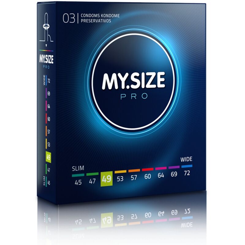 Pro condoms 49 mm 3 units