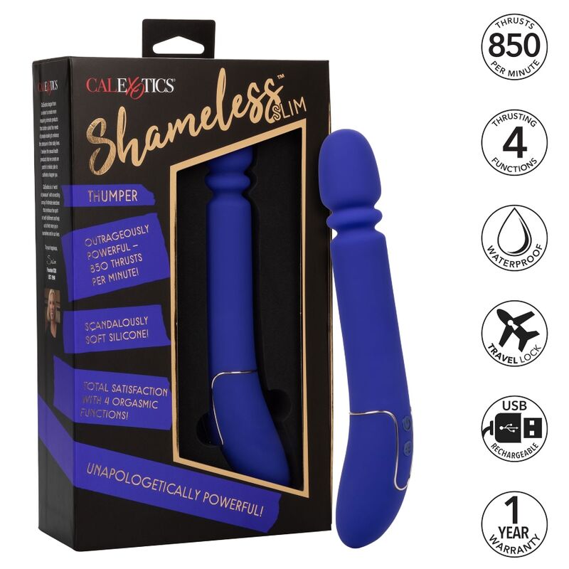 Shameless slim thumper blue