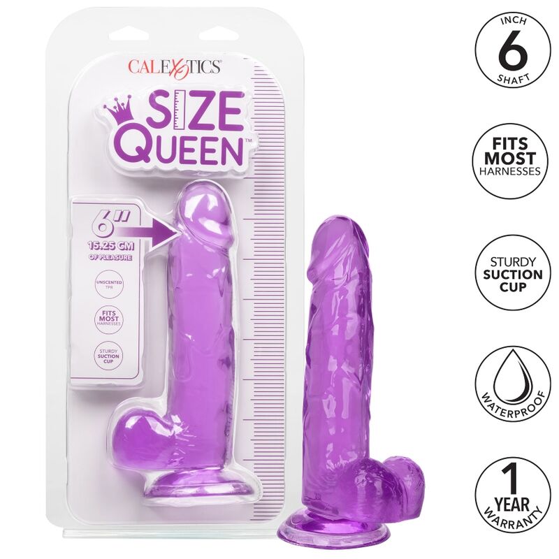 Queen size purple dildo 15.3 cm