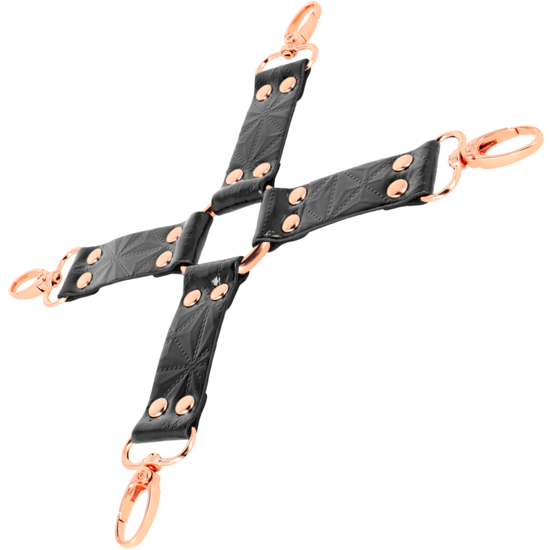 Black edition vegan leather tie