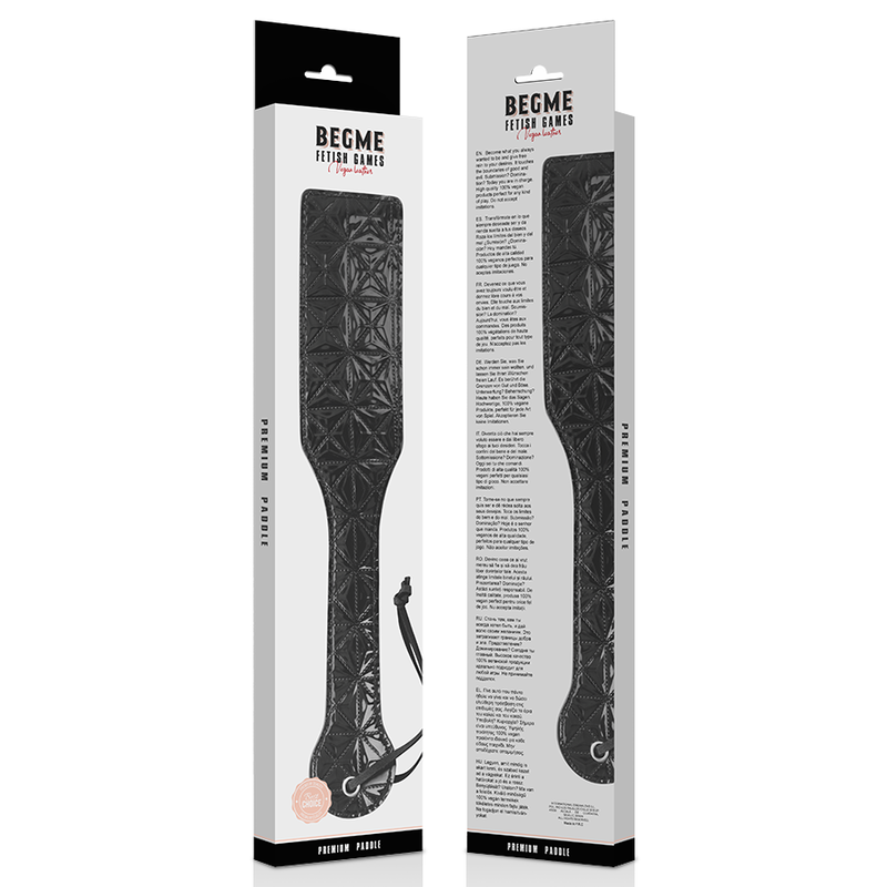 Vegan Leather Paddle Black Edition