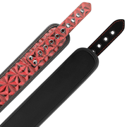 Red edition collar with telemon clips with neoprene lining
