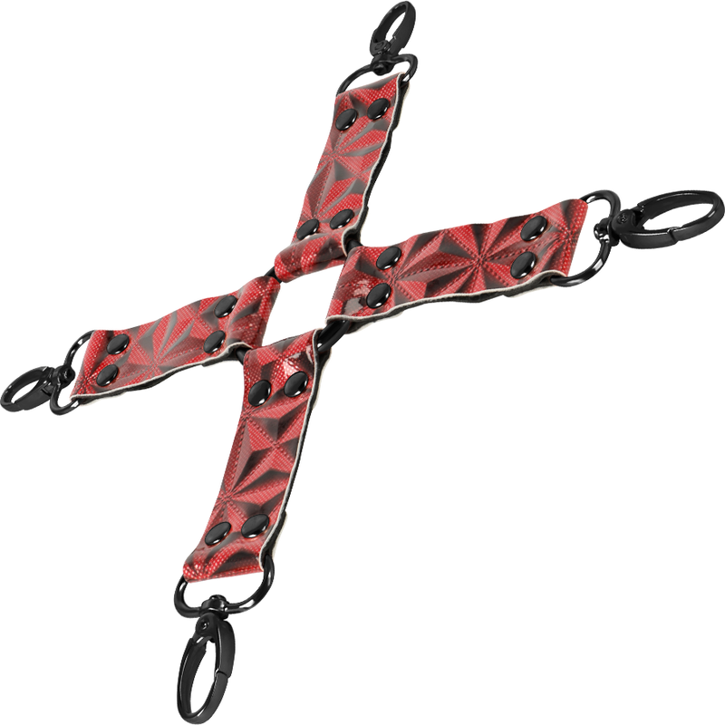 Premium Vegan Leather Pig Tie Red Edition