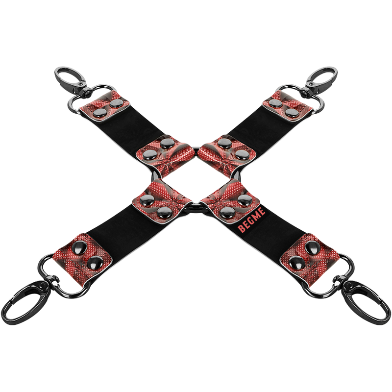 Premium Vegan Leather Pig Tie Red Edition