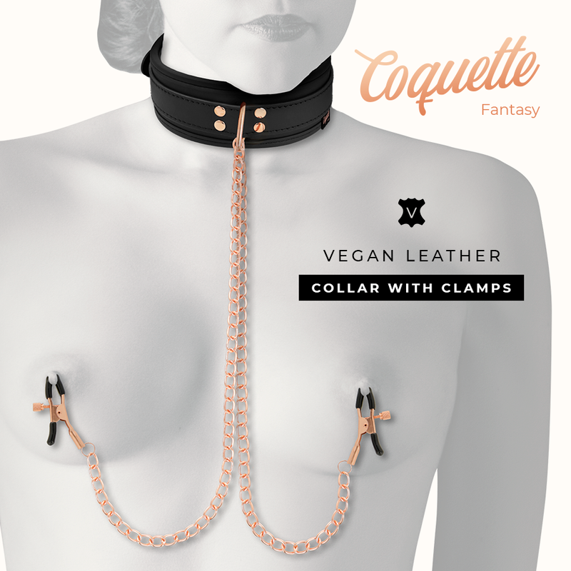 Fancy tip clip collar with neoprene lining