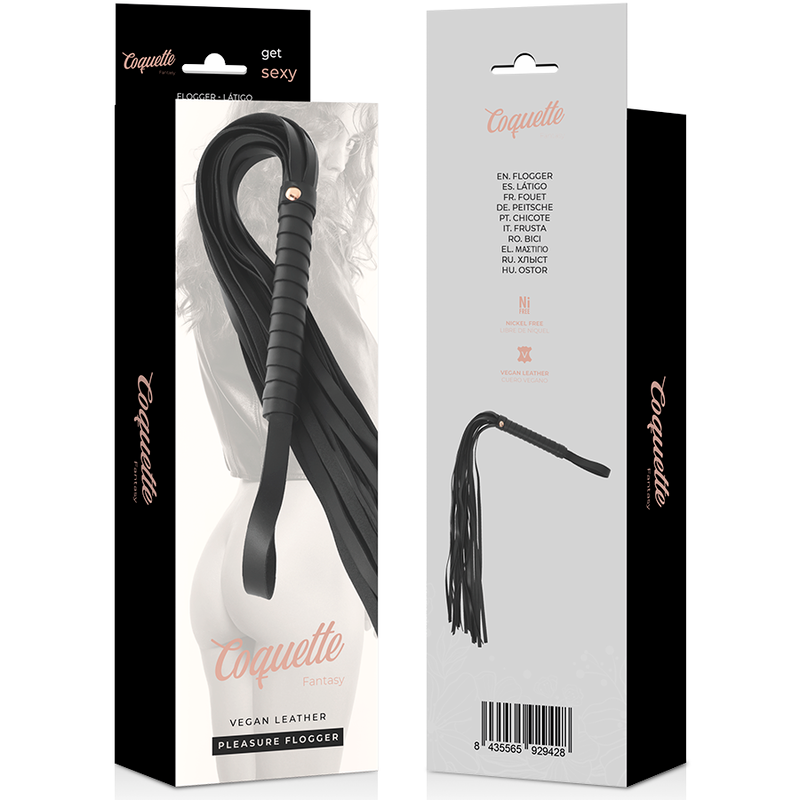 Fancy vegan leather whip