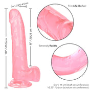 Queen size pink dildo 20.3 cm