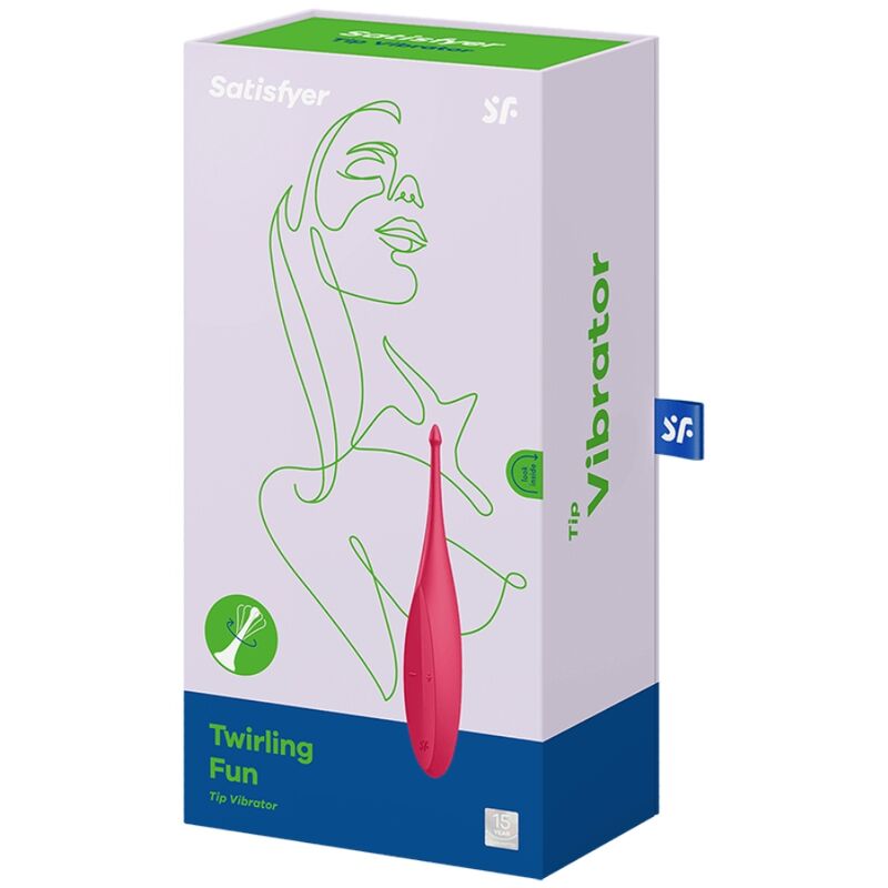 Red Fun Tip Twirling Vibrator