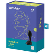 Black Backdoor Lover Vibrating Plug