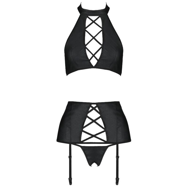 Nancy set cuero ecologico l/xl