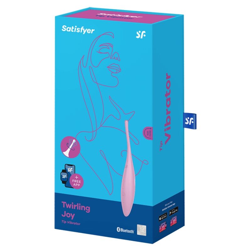 Twirling Joy Pink Clit Tip Vibrator