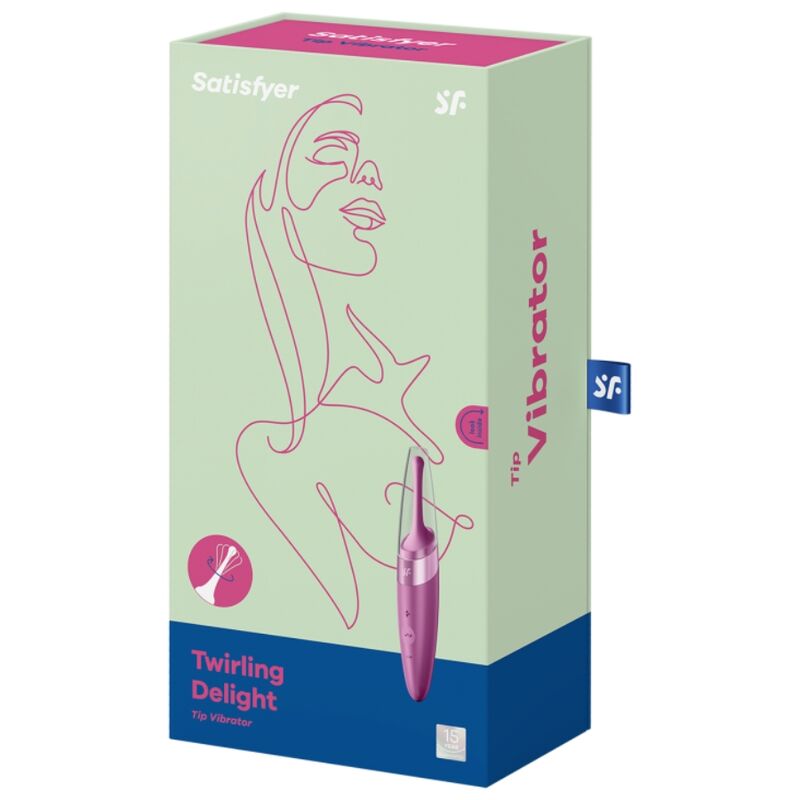 Twirling Delight Purple Clit Tip Vibrator