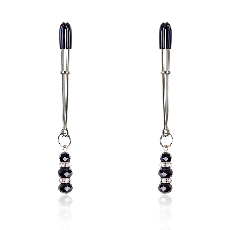 Nipple clamps with crystal stones