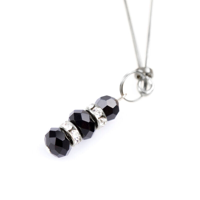 Nipple clamps with crystal stones