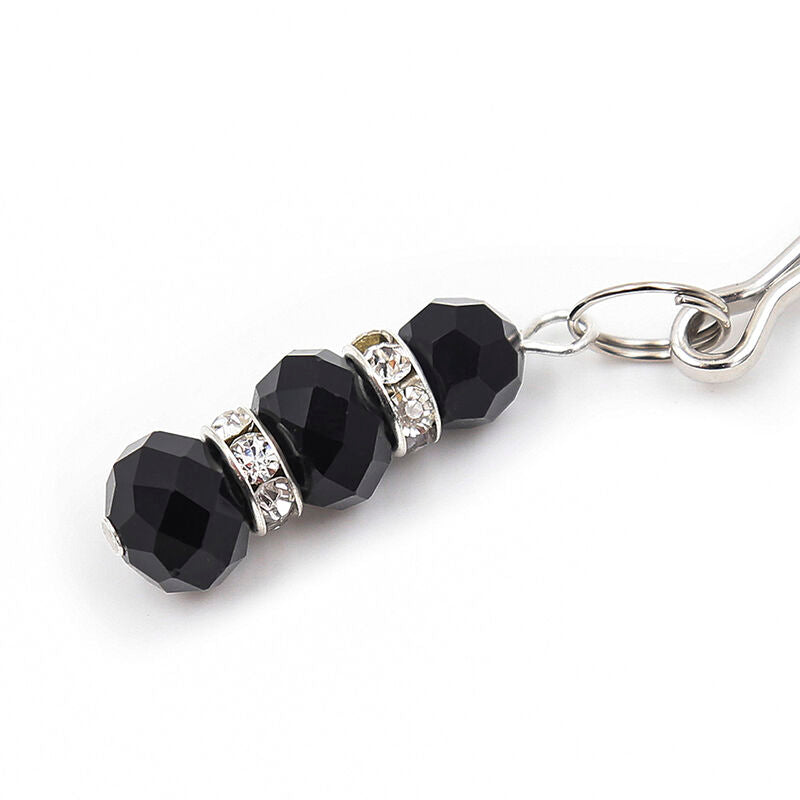 Nipple clamps with crystal stones