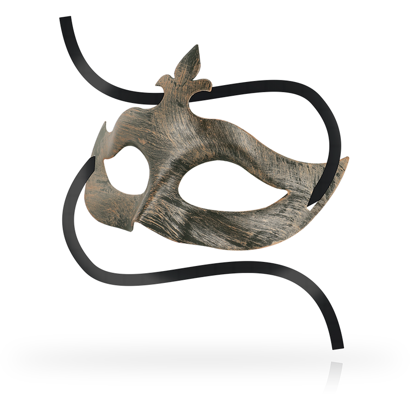 Copper fleur-de-lis masks