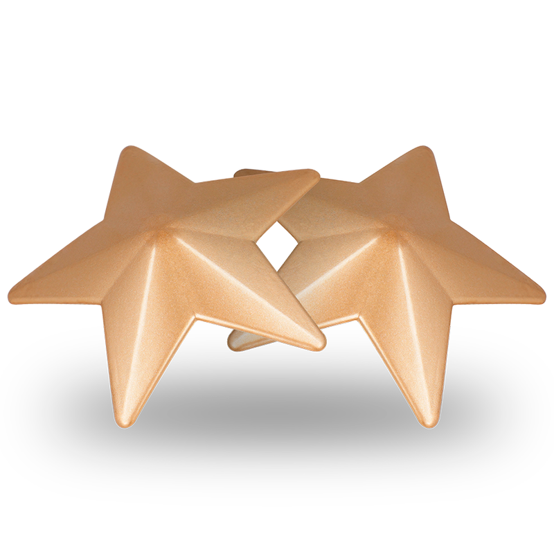 Star-shaped hide-and-seek