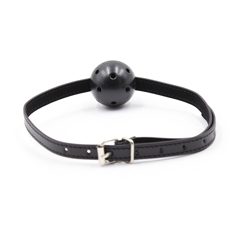 Gag with ball and vents