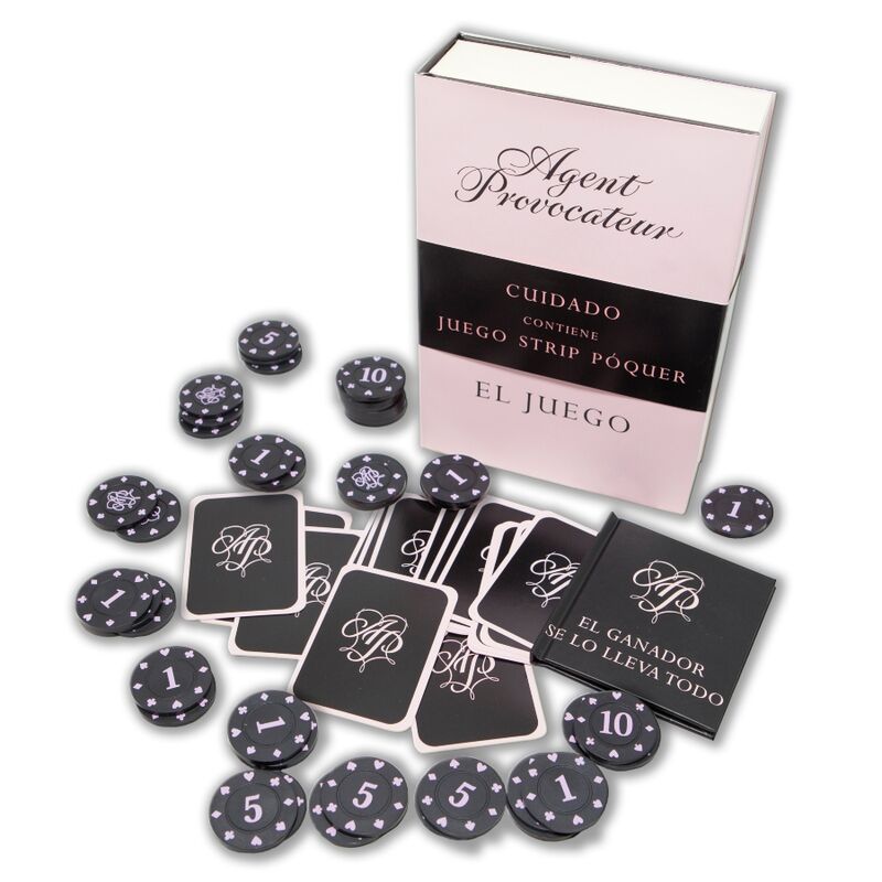 Jeu de jetons et cartes de poker  rayures