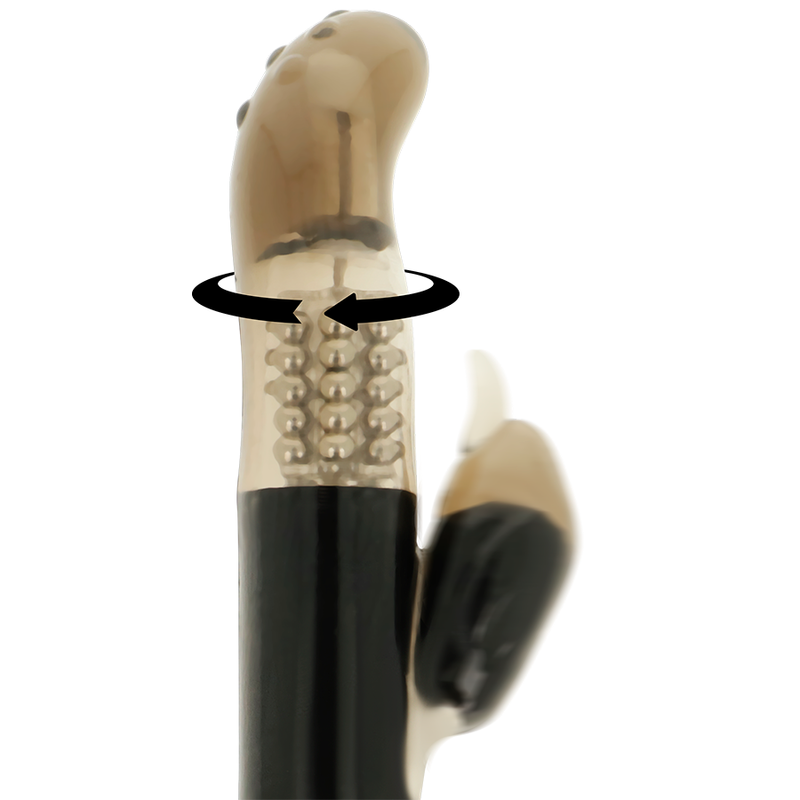 Rotator vibrator with delfin clitoris stimulator