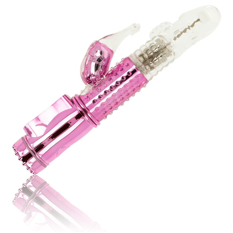 Vibrator with rotating function and clitoris stimulator